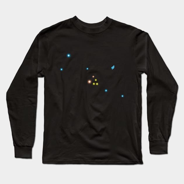 Constellation Taurus (variant) Long Sleeve T-Shirt by GloopTrekker